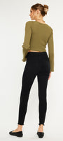 Gris High Rise Super Skinny Jeans - Official Kancan USA