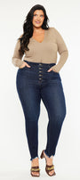 Martha High Rise Super Skinny Jeans (Plus Size) - Official Kancan USA