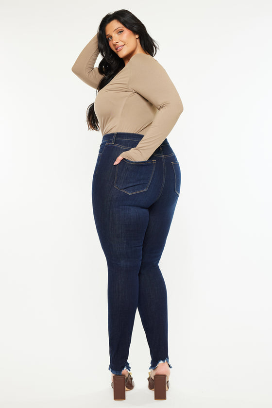 Martha High Rise Super Skinny Jeans (Plus Size) - Official Kancan USA