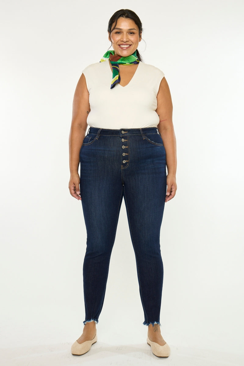 Martha High Rise Super Skinny (Plus Size) - Official Kancan USA