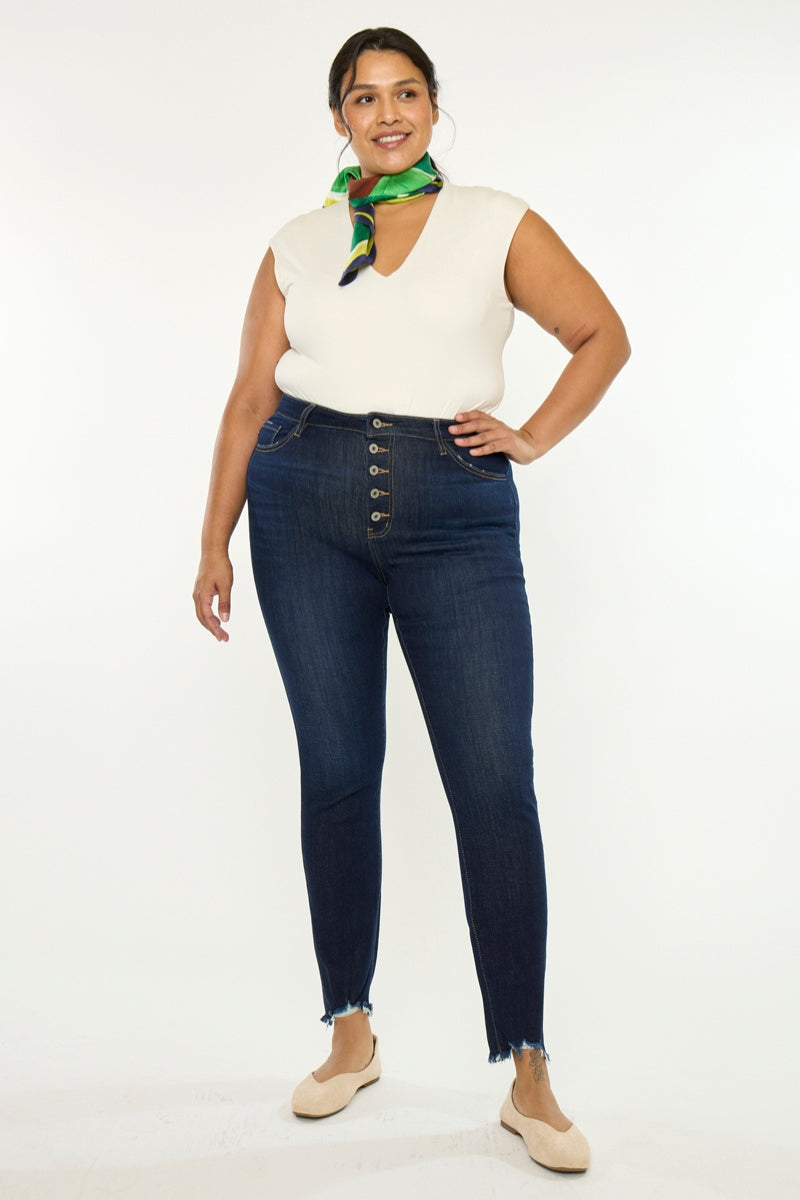 Martha High Rise Super Skinny (Plus Size) - Official Kancan USA
