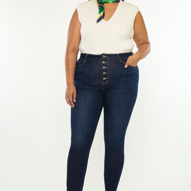 Martha High Rise Super Skinny (Plus Size) - Official Kancan USA
