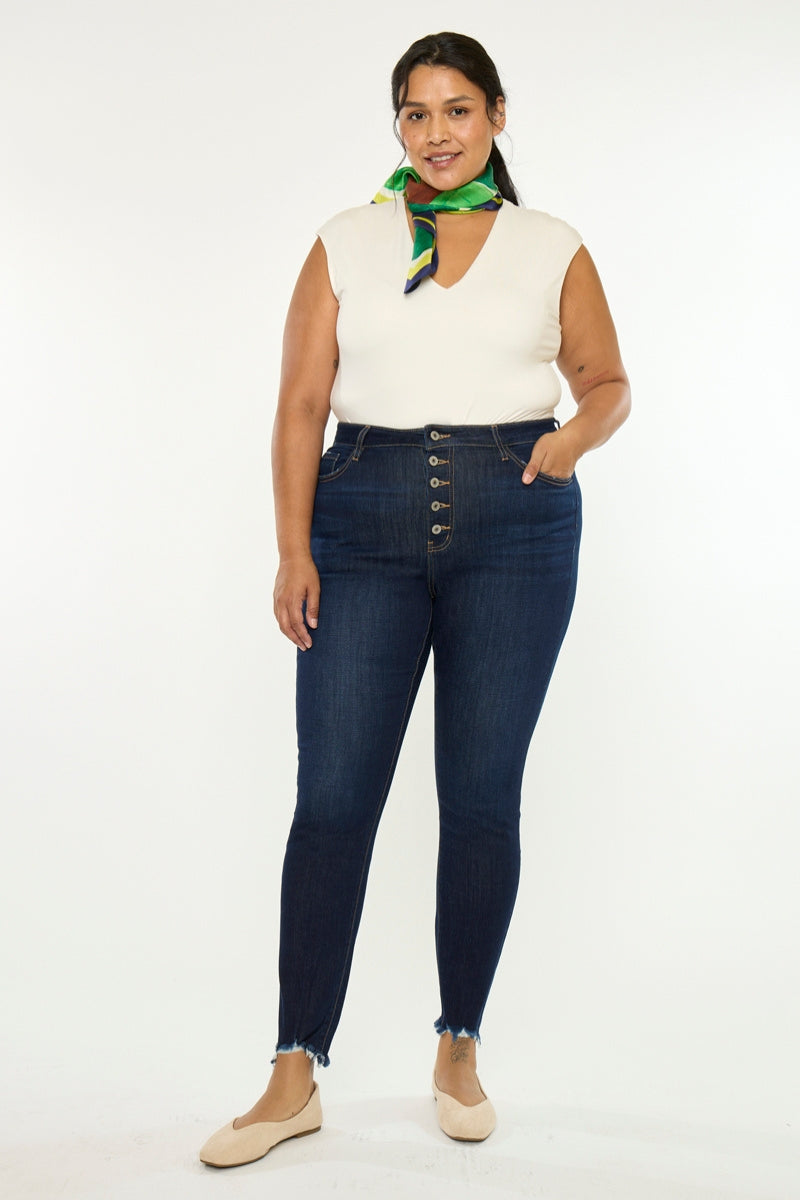 Martha High Rise Super Skinny (Plus Size) - Official Kancan USA