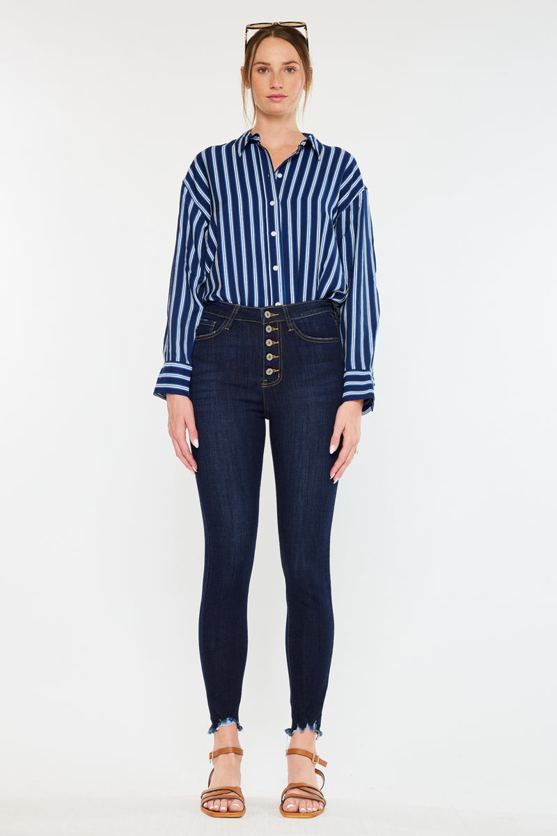 Greyson High Rise Super Skinny Jeans - Official Kancan USA