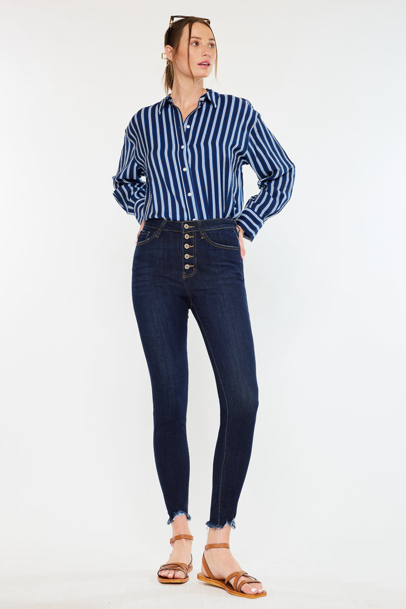 Greyson High Rise Super Skinny Jeans - Official Kancan USA