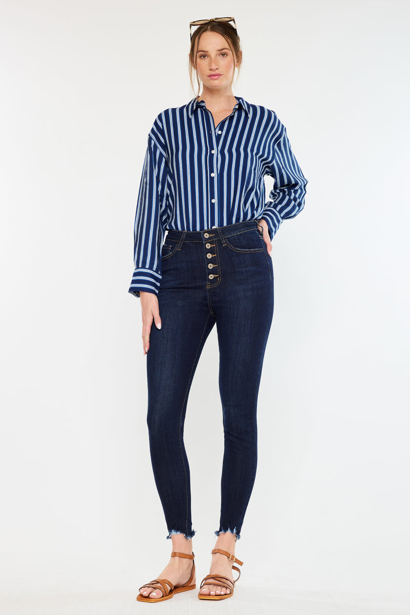 Greyson High Rise Super Skinny Jeans - Official Kancan USA