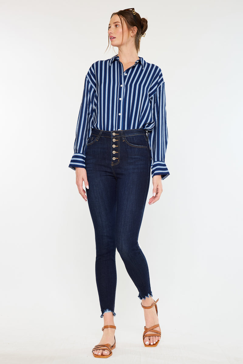 Greyson High Rise Super Skinny Jeans - Official Kancan USA