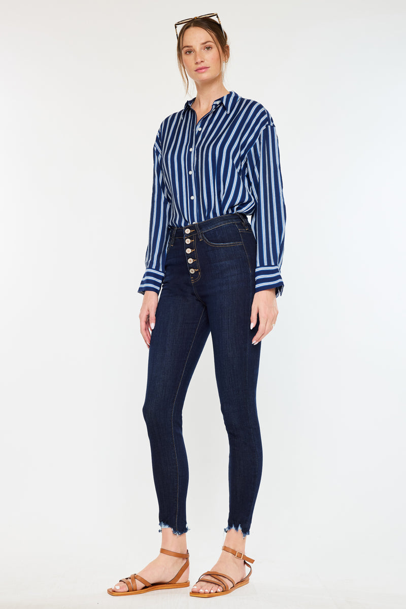 Greyson High Rise Super Skinny Jeans - Official Kancan USA