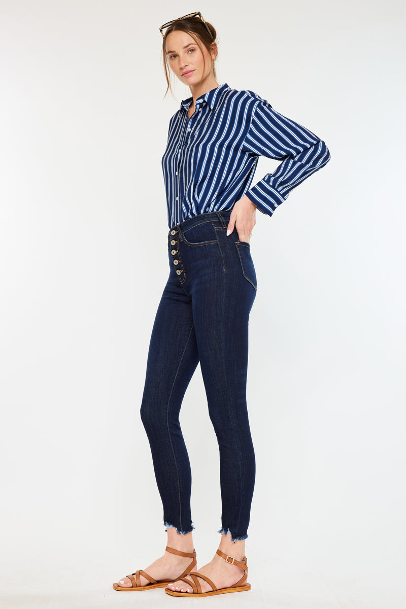 Greyson High Rise Super Skinny Jeans - Official Kancan USA