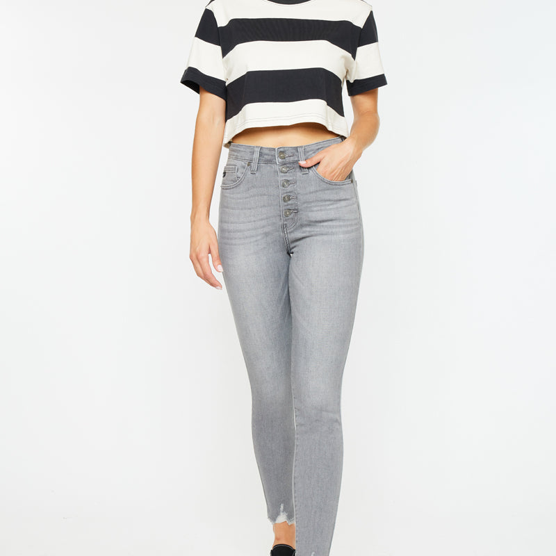 Tamara High Rise Ankle Skinny Jeans - Official Kancan USA