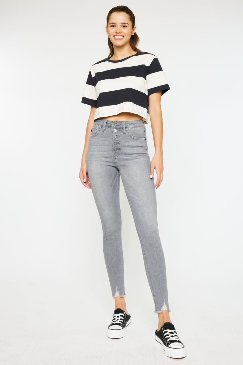 Tamara High Rise Ankle Skinny Jeans - Official Kancan USA