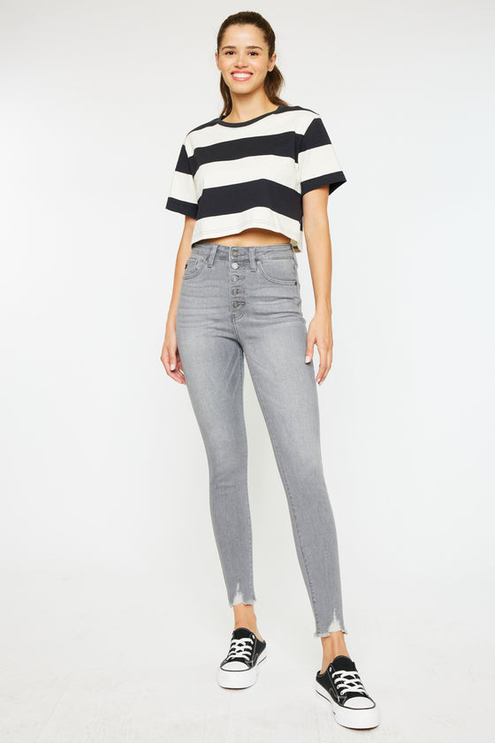Tamara High Rise Ankle Skinny Jeans - Official Kancan USA