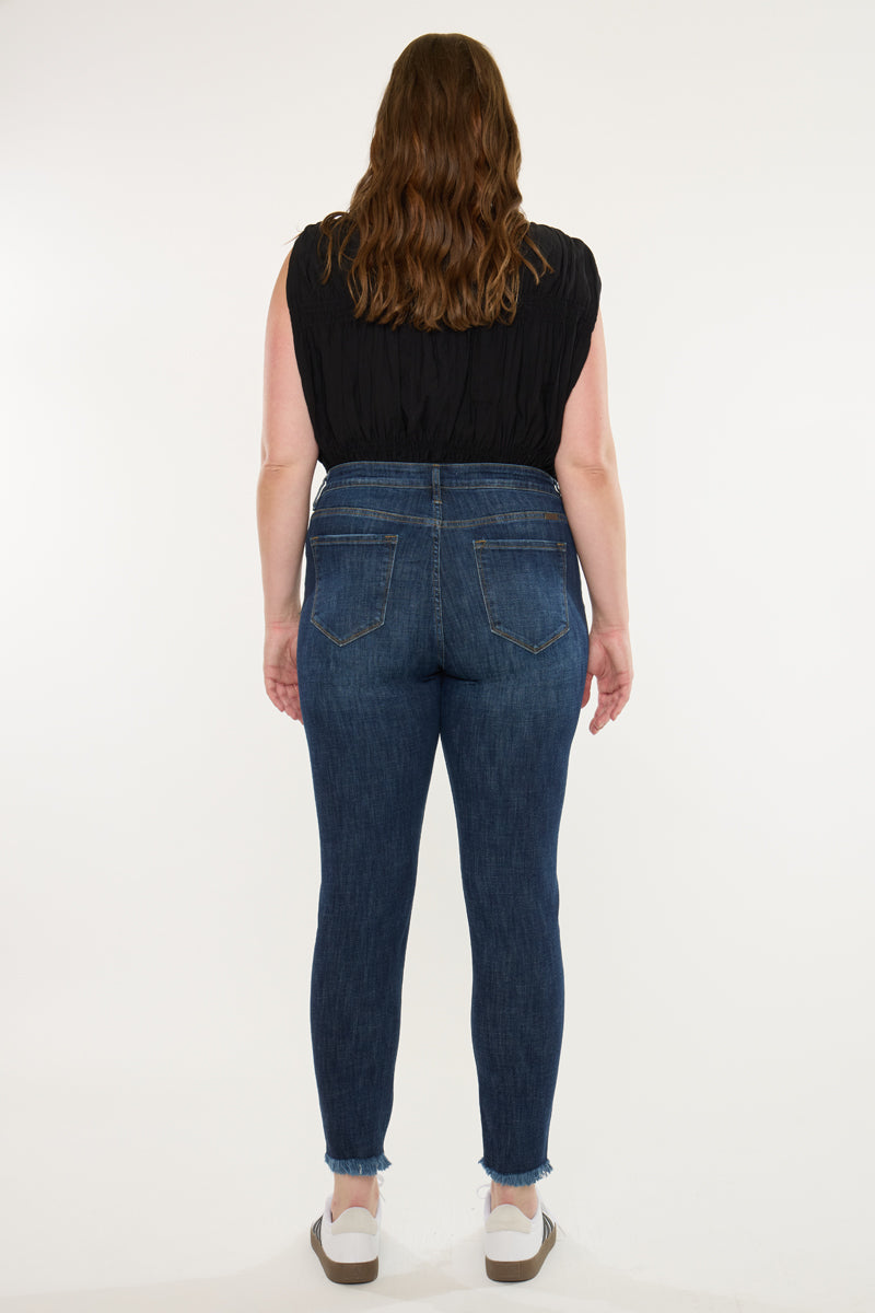 Rafaela High Rise Ankle Skinny Jeans (Plus Size)