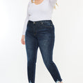Rafaela High Rise Ankle Skinny Jeans (Plus Size) - Official Kancan USA