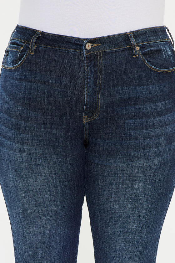 Rafaela High Rise Ankle Skinny Jeans (Plus Size) - Official Kancan USA