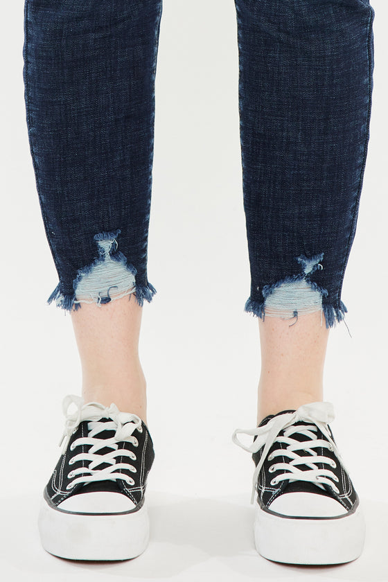 Rafaela High Rise Ankle Skinny Jeans (Plus Size) - Official Kancan USA