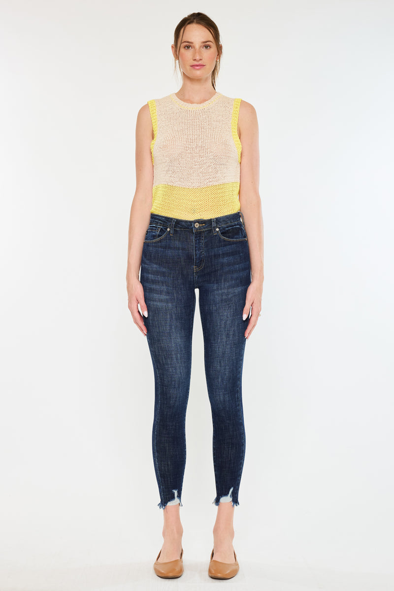 Esther High Rise Ankle Skinny Jeans - Official Kancan USA