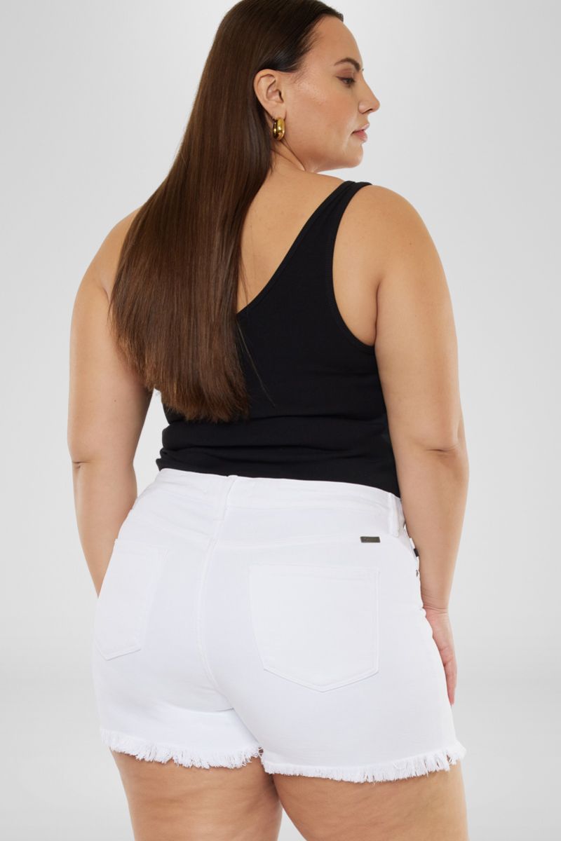 Cleo High Rise Shorts (Plus Size) - Official Kancan USA