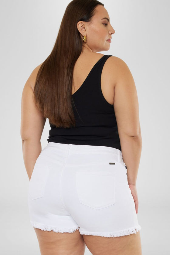 Cleo High Rise Shorts (Plus Size) - Official Kancan USA
