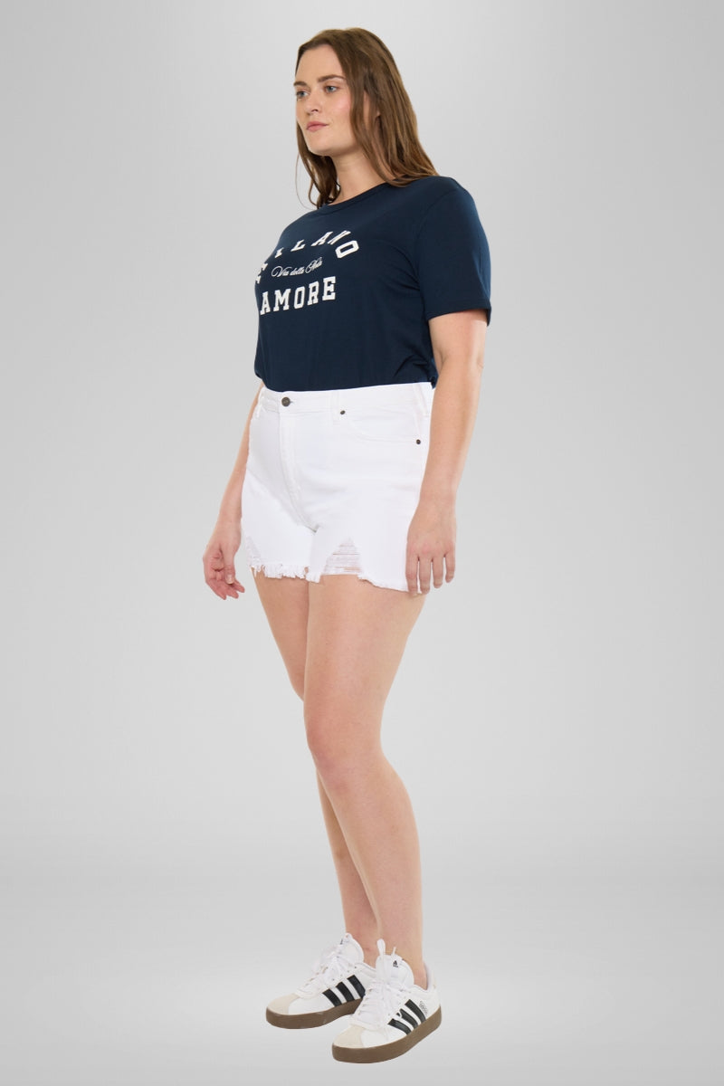 Cleo High Rise Shorts (Plus Size)