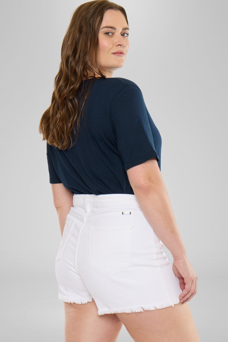 Cleo High Rise Shorts (Plus Size)