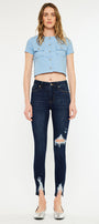 Kendra High Rise Ankle Skinny Jeans - Official Kancan USA