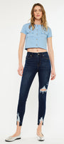Kendra High Rise Ankle Skinny Jeans - Official Kancan USA