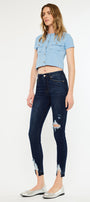 Kendra High Rise Ankle Skinny Jeans - Official Kancan USA