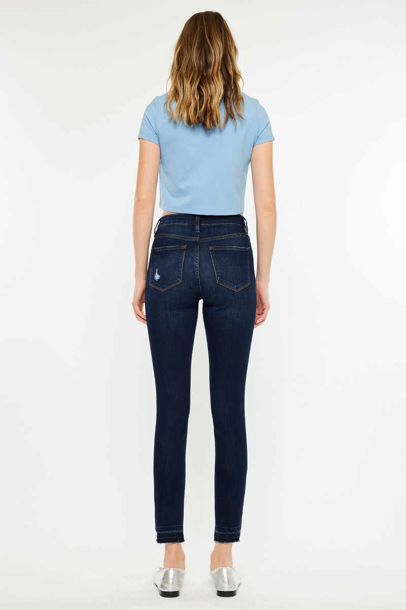 Kendra High Rise Ankle Skinny Jeans - Official Kancan USA