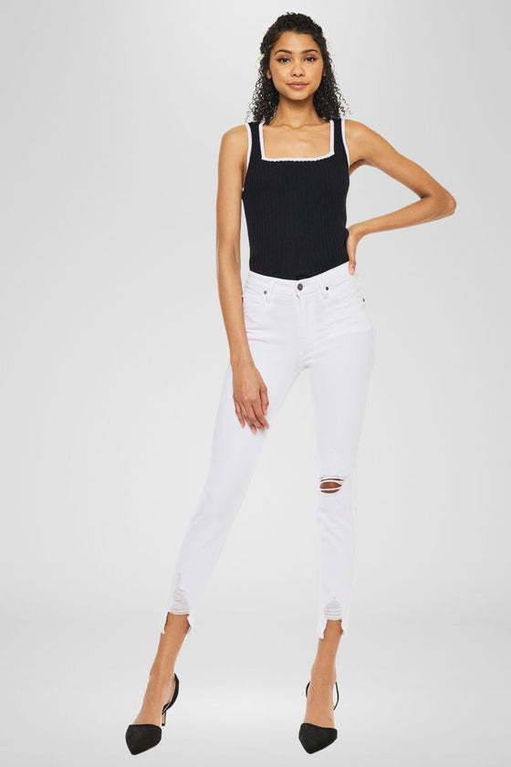 Kendra High Rise Ankle Skinny Jeans - Official Kancan USA