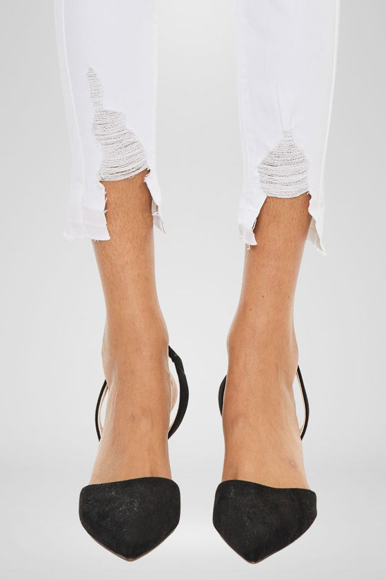 Kendra High Rise Ankle Skinny Jeans - Official Kancan USA