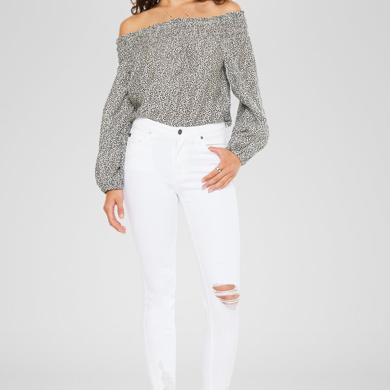 Kendra High Rise Ankle Skinny Jeans - Official Kancan USA
