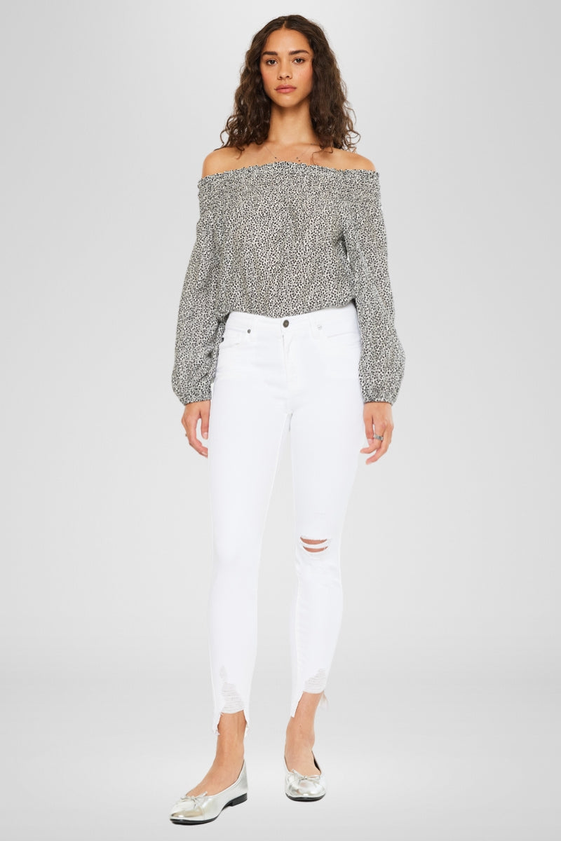 Kendra High Rise Ankle Skinny Jeans - Official Kancan USA