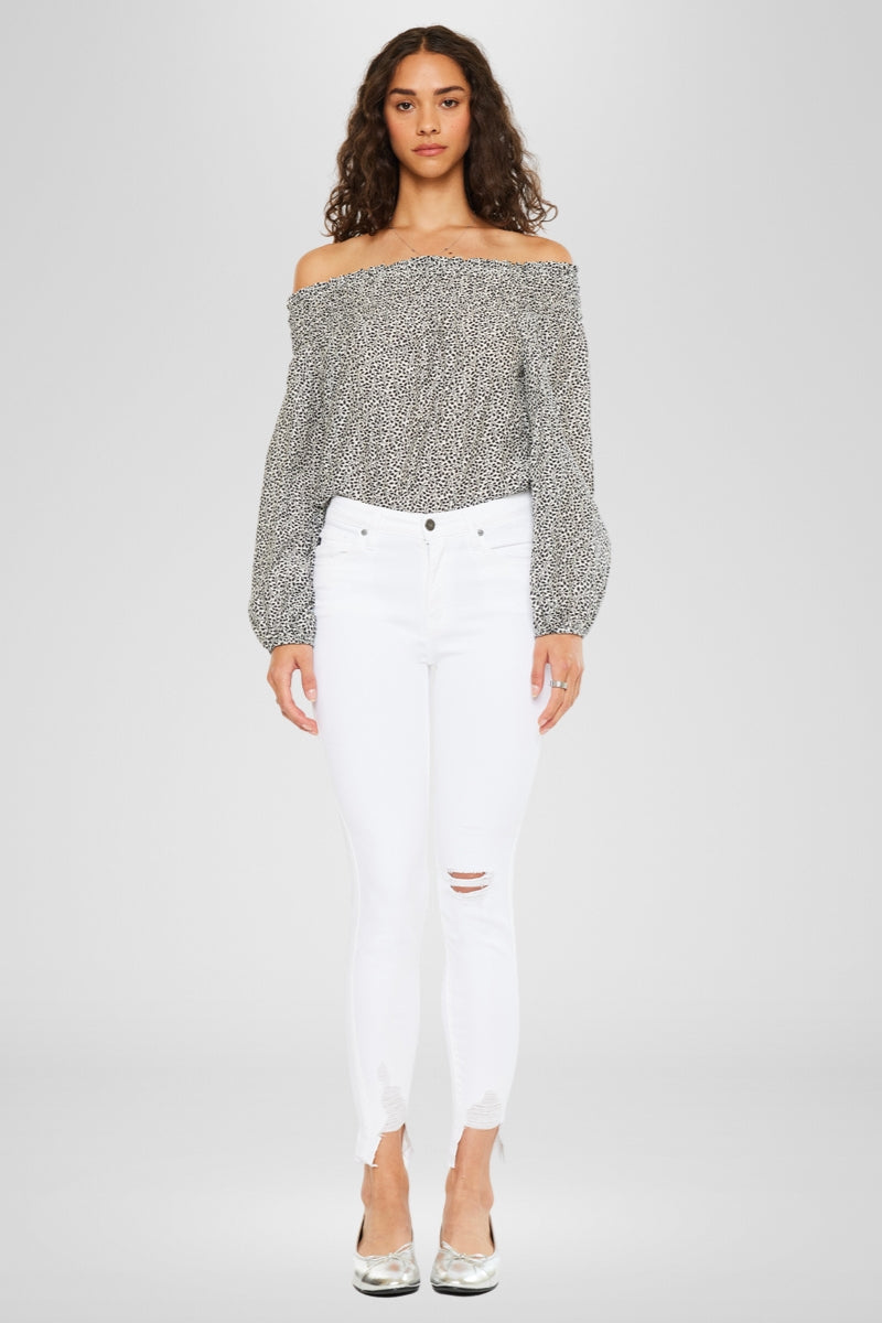 Kendra High Rise Ankle Skinny Jeans - Official Kancan USA