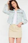 Bianca Distressed Denim Jacket