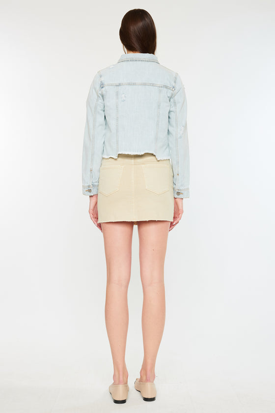 Bianca Distressed Denim Jacket