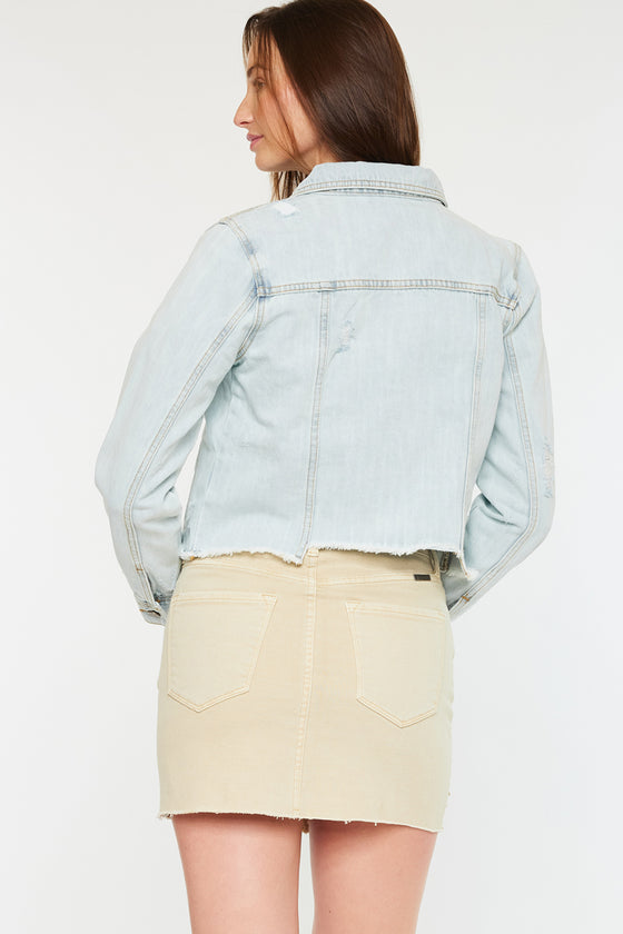 Bianca Distressed Denim Jacket