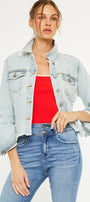 Bianca Distressed Denim Jacket - Official Kancan USA