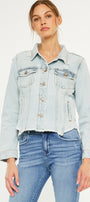 Bianca Distressed Denim Jacket - Official Kancan USA