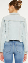 Bianca Distressed Denim Jacket - Official Kancan USA