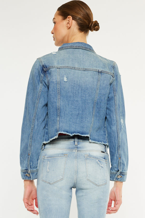 Bianca Distressed Denim Jacket