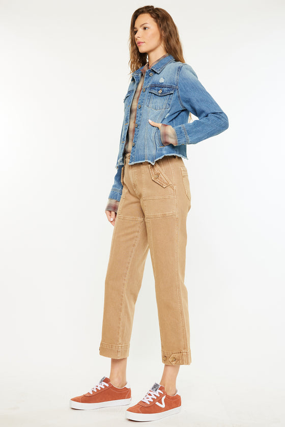 Bianca Distressed Denim Jacket - Official Kancan USA