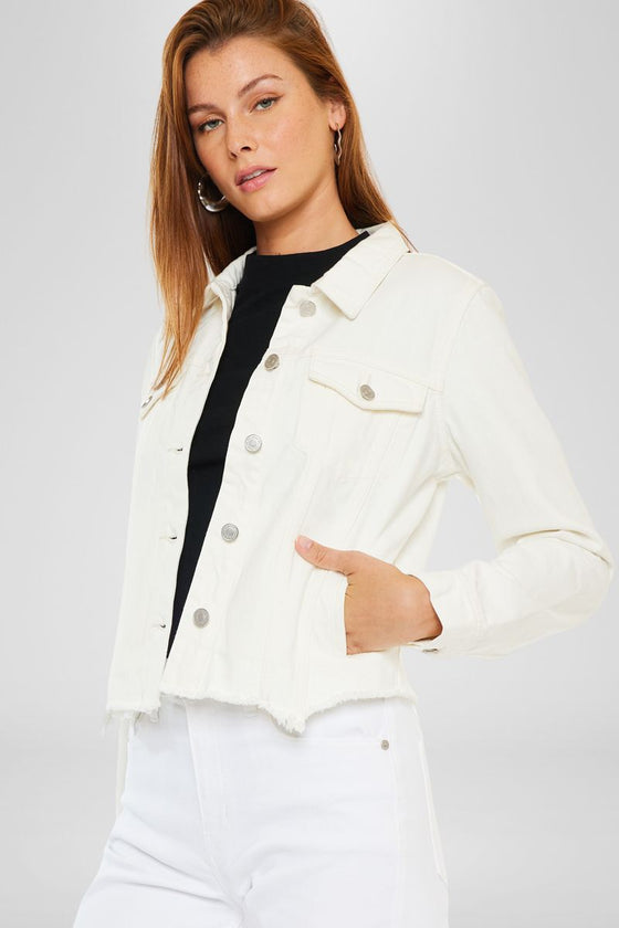 Bianca Distressed Denim Jacket - Official Kancan USA