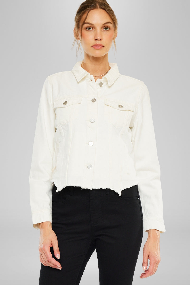Bianca Distressed Denim Jacket
