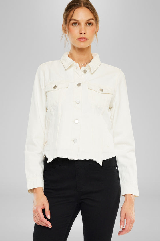 Bianca Distressed Denim Jacket