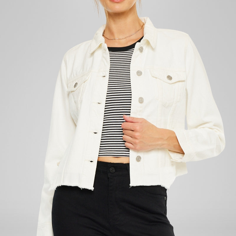 Bianca Distressed Denim Jacket
