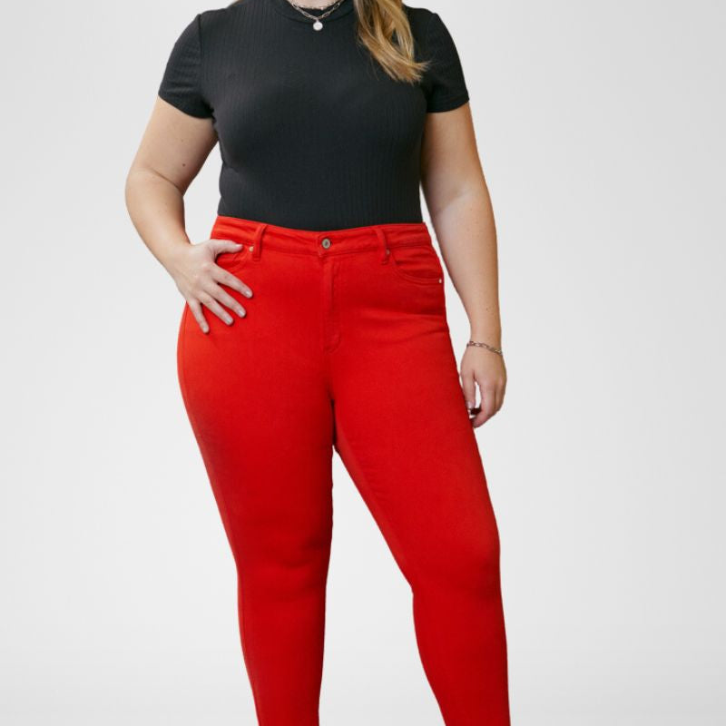 Willa High Rise Super Skinny Jeans - Plus - Official Kancan USA
