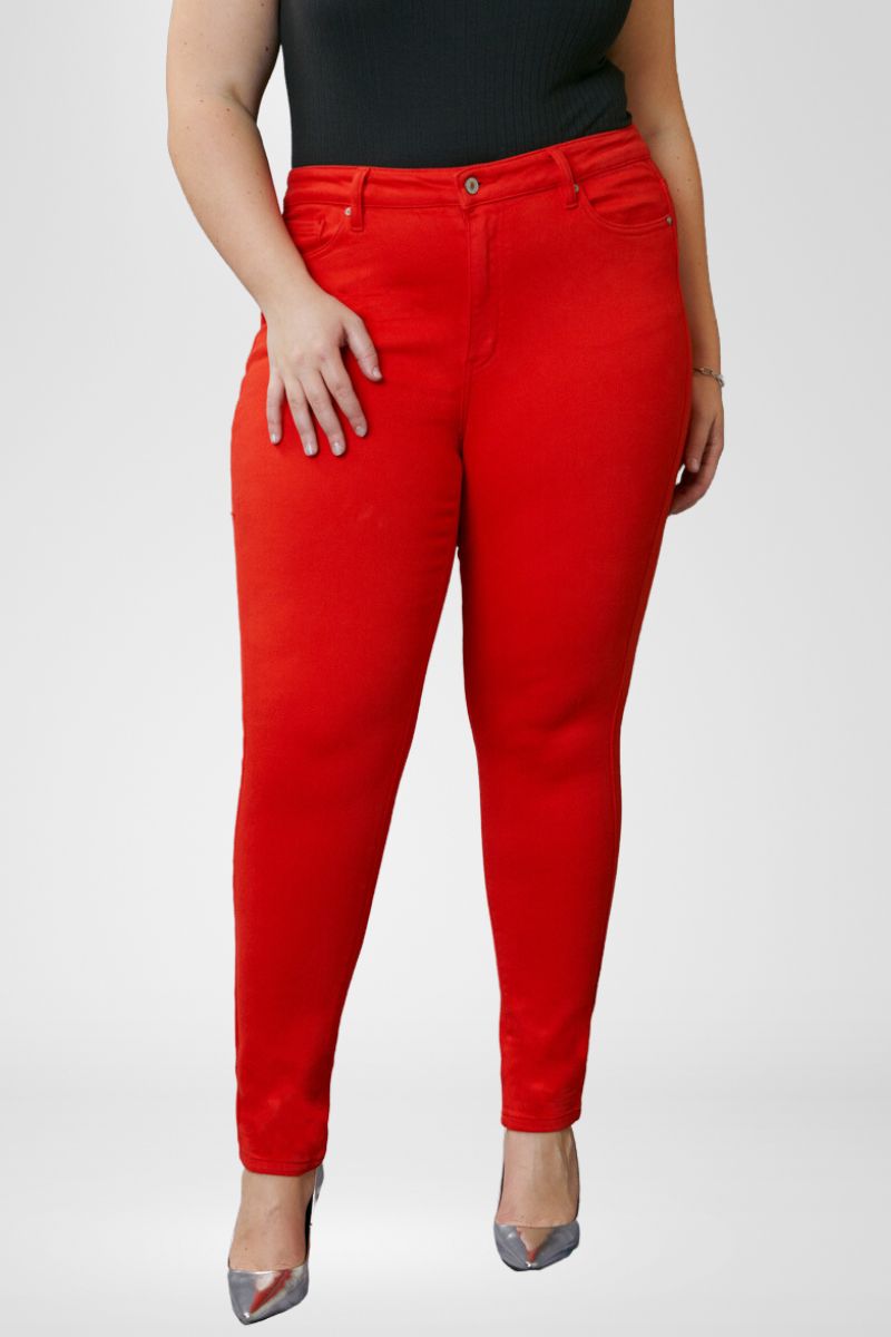 Willa High Rise Super Skinny Jeans - Plus - Official Kancan USA