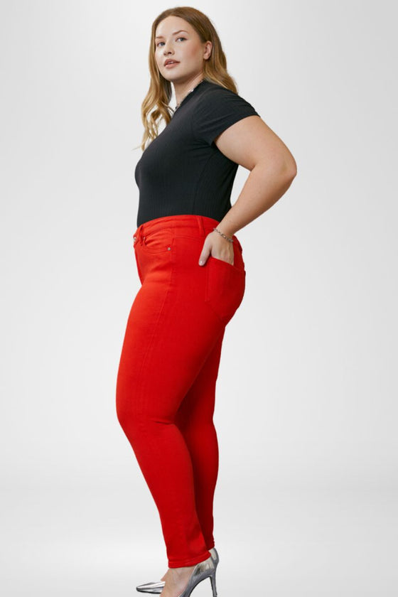 Willa High Rise Super Skinny Jeans - Plus - Official Kancan USA