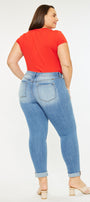 Marimar  Mid Rise Ankle Skinny Jeans (Plus Size) - Official Kancan USA